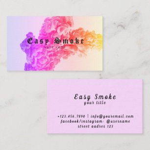Visita Tarjeta de presentación Corolful Smoke Vape Shop