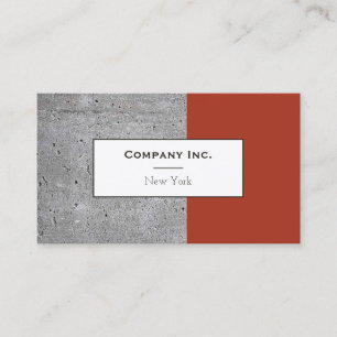 Visita Tarjeta de presentación corporativa  Concreto