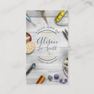 Visita Tarjeta de presentación cosida a mano para el esc