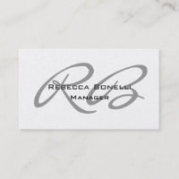 Tarjeta de presentación creativa única de moda Mon