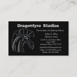 Visita Tarjeta de presentación Crested Dragon (plata)