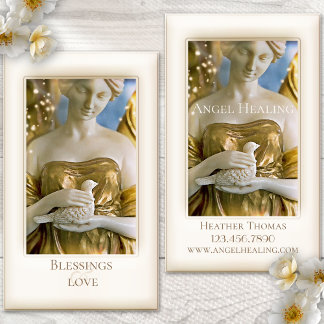 Visita Tarjeta de presentación cristiana de sanación ange