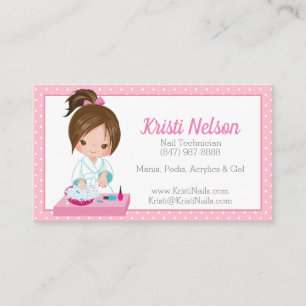Visita Tarjeta de presentación Cuta Nail Tech