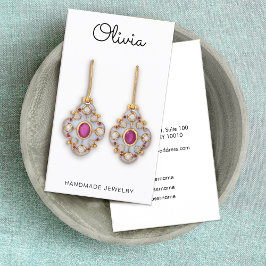 Visita Tarjeta de presentación Cute Script Earl Display