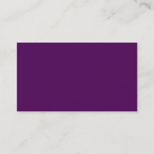Visita Tarjeta de presentación Dark Plum Purple