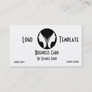 Visita Tarjeta de presentación de 2 caras con logotipo ma