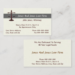 Visita Tarjeta de presentación de abogado