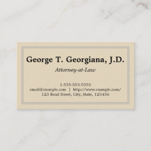 Visita Tarjeta de presentación de abogados/abogados limpi