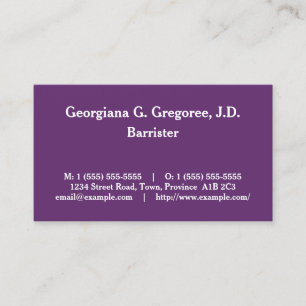 Visita Tarjeta de presentación de abogados profesional tr