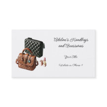 Tarjeta de presentación de accesorios de bolso min