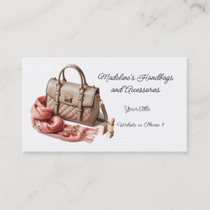 Visita Tarjeta de presentación de accesorios para bolsos 