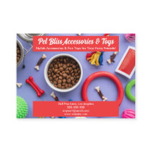 Tarjeta de presentación de accesorios y suministro