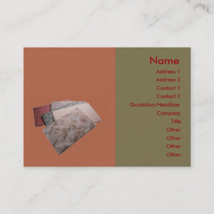 Visita Tarjeta de presentación de alfombras