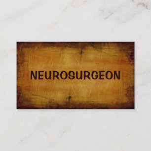Visita Tarjeta de presentación de antigüedades para neuro