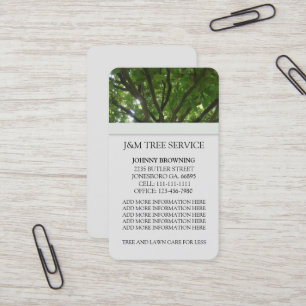 Visita Tarjeta de presentación de árbol