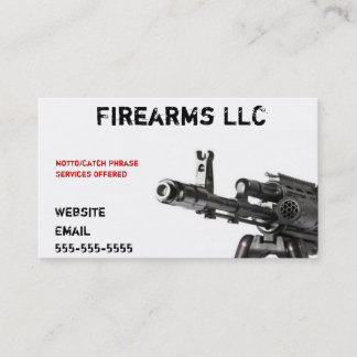 Visita Tarjeta de presentación de armas