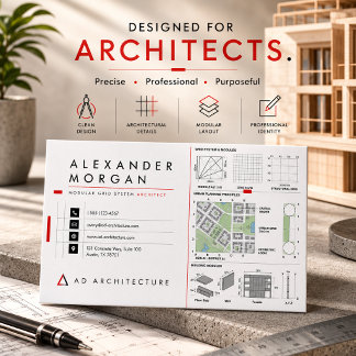 Visita Tarjeta de presentación de arquitecto de sistema d