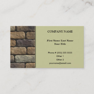 Visita Tarjeta de presentación de arquitectos