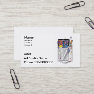 Visita Tarjeta de Presentación de Artista