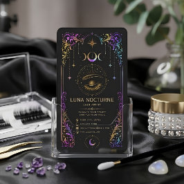 Visita Tarjeta de presentación de artista de maquillaje d