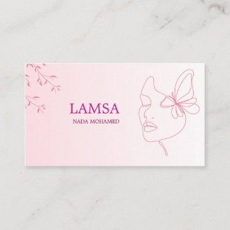 Visita Tarjeta de presentación de artista de maquillaje L