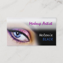 Tarjeta de Presentación de Artista de Maquillaje O