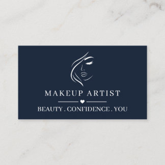 Visita Tarjeta de presentación de artista de maquillaje p