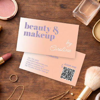 Visita Tarjeta de presentación de Artista de Maquillaje P