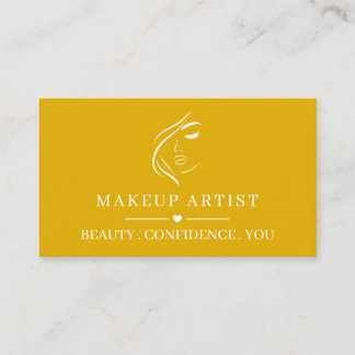 Visita Tarjeta de presentación de artista de maquillaje p