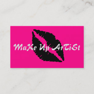Visita Tarjeta de presentación de artista de maquillaje r