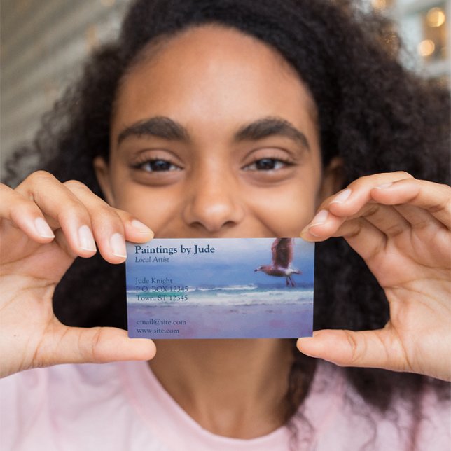 Visita Tarjeta de presentación de artistas (Add an image of your own artwork or painting.)