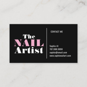 Visita Tarjeta de presentación de artistas de arte de las