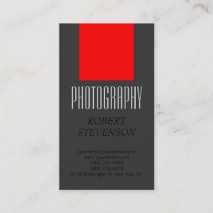Visita Tarjeta de presentación de artistas de fotografía 