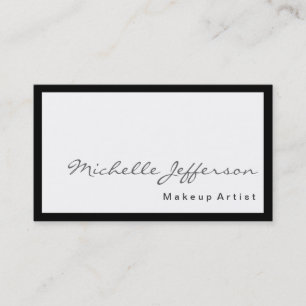 Visita Tarjeta de presentación de artistas de maquillaje 