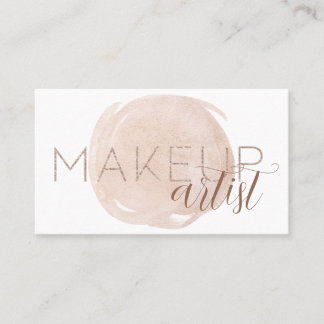Visita Tarjeta de presentación de artistas de maquillaje