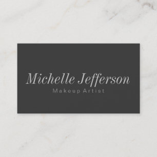Visita Tarjeta de presentación de artistas de maquillaje 