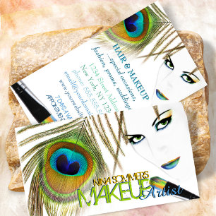 Visita Tarjeta de presentación de artistas de maquillaje