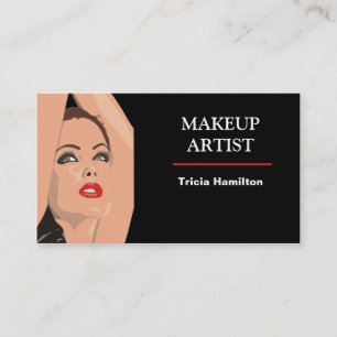 Visita Tarjeta de presentación de artistas de maquillaje