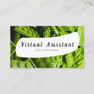 Visita Tarjeta de presentación de asistente virtual