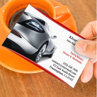 Visita Tarjeta de presentación de Auto Cars