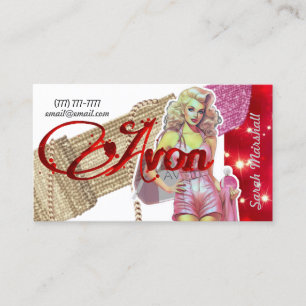 Visita Tarjeta de presentación de Avon
