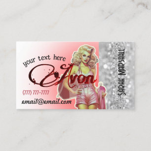 Visita Tarjeta de presentación de Avon