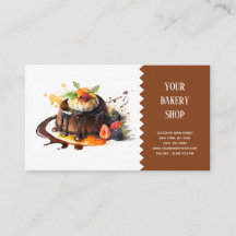 Tarjeta de presentación de Bakery Bake