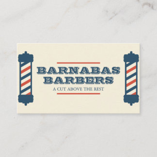 Visita Tarjeta de presentación de Barbería Vintage Barber