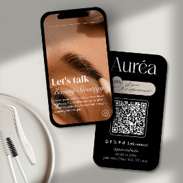 Visita Tarjeta de presentación de belleza de foto moderna