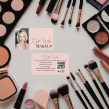 Tarjeta de presentación de belleza de foto moderna