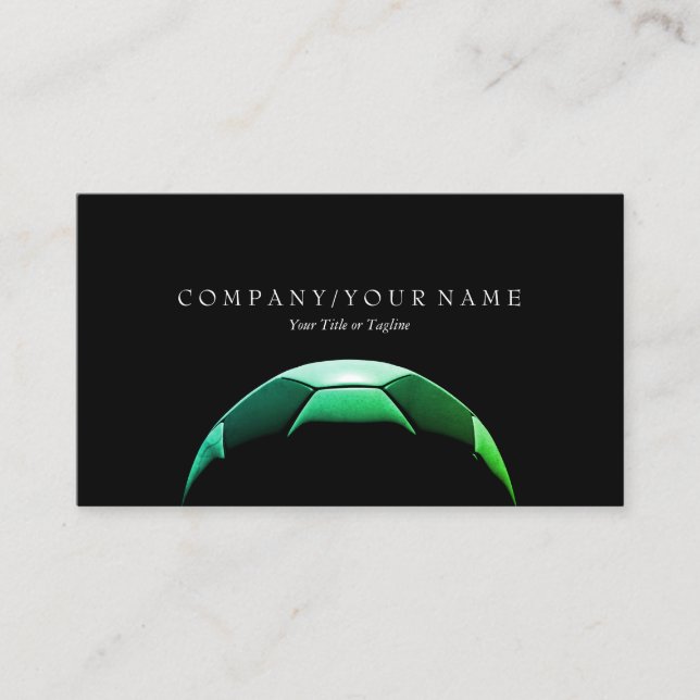 Visita Tarjeta de presentación de bolas de fútbol (Anverso)