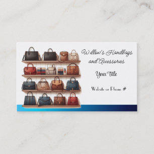 Visita Tarjeta de presentación de bolsos y accesorios de 