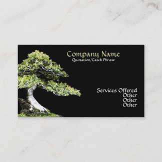 Visita Tarjeta de presentación de Bonsai