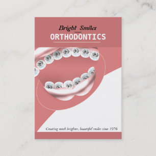 Visita Tarjeta de presentación de Braces Dental Ortodont